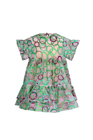 Coral Dress Green - CELIA B
