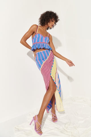 Souci Skirt Stripe