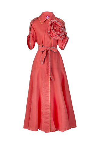 Chandi dress coral - CELIA B