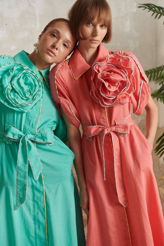 Chandi dress coral - CELIA B