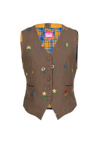 Chesnut vest - CELIA B