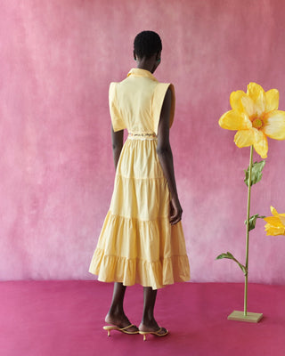 Lucero Dress Yellow - CELIA B