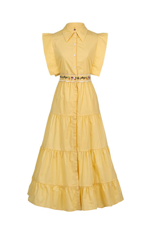 Lucero Dress Yellow - CELIA B