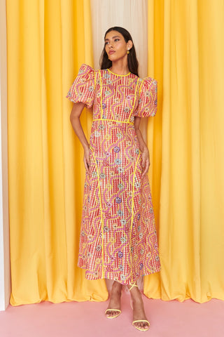 Nammu Dress Yellow - CELIA B