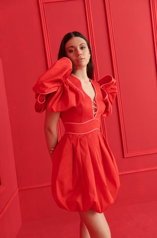 Orbit Dress Red - CELIA B