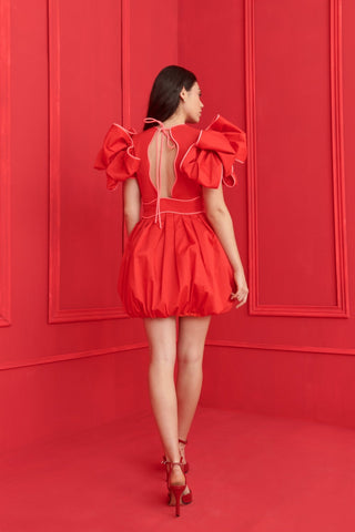 Orbit Dress Red - CELIA B