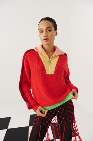 Peony sweater red - CELIA B