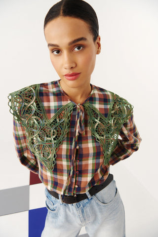 Saule Top Green/Brown - CELIA B