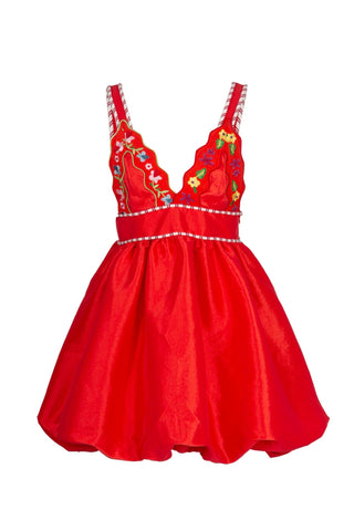 Selene Red Short Dress - CELIA B