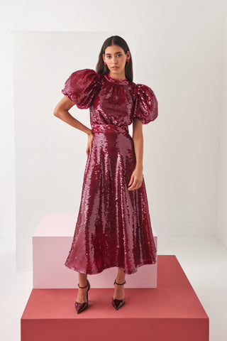 Seraph Dress Cherry - CELIA B