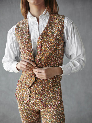 Balzac Waistcoat Brown - CELIA B