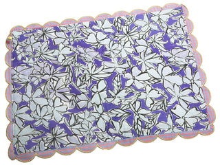 BLUE DAISIES SET OF TWO RECTANGLE PLACE MAT - CELIA B