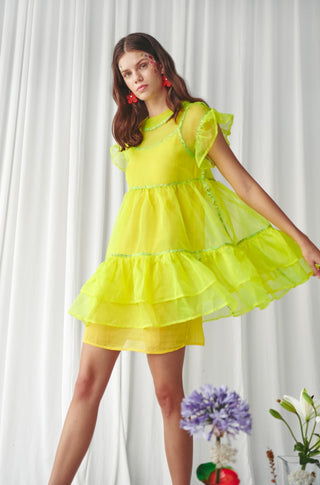 CLEMENTINA DRESS-YELLOW - CELIA B