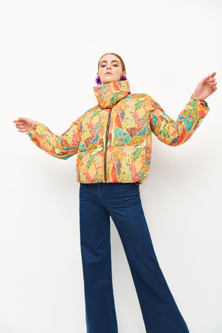 LEAF JACKET ORANGE - CELIA B