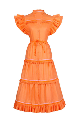 Moonlit Dress Orange - CELIA B