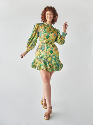 Orquidea Dress Green - CELIA B