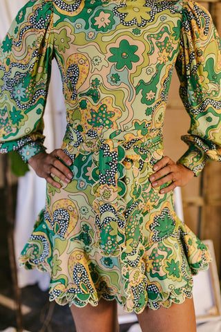 Orquidea Dress Green - CELIA B