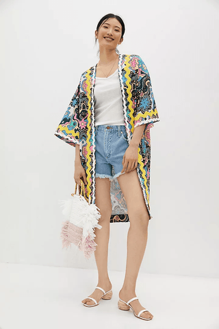 Paisley Floral Kimono - CELIA B