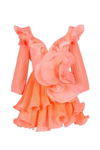 Utopía Dress Neon Pink - CELIA B